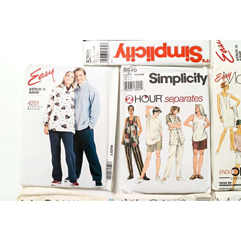 Simplicity & McCall's Sewing Patterns - Lot of 10 - Picture 2 of 6